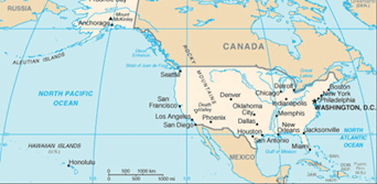 Map of United States